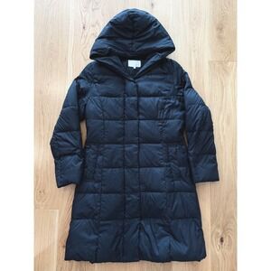 Comme ça Mature Hooded Down Coat Black JP 7 | US XS/2